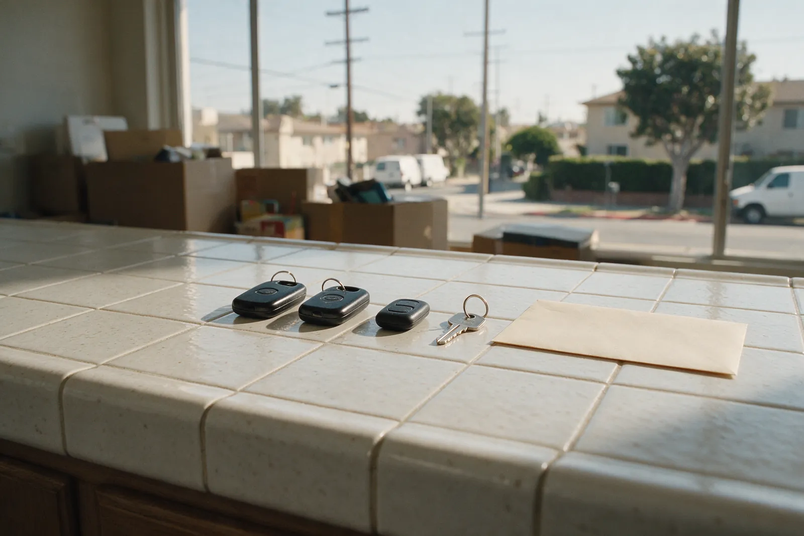 Moving Out: The Fobs, the Parcel Code, the Clicker and the Mailbox Key